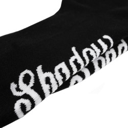 CHAUSSETTES SHADOW FINEST NOIR / ROUGE